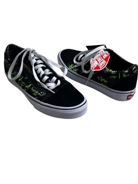Vans Unisex NWT Old Skool Eyes In The Dark Glow In The Dark Sneakers 7M 8.5W